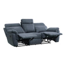 Homelegance Clifton Reclining Fabric Sofa 9301BUE-3 IMAGE 4