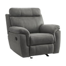 Homelegance Clifton Glider Fabric Recliner 9301GRY-1 IMAGE 2