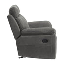Homelegance Clifton Glider Fabric Recliner 9301GRY-1 IMAGE 3
