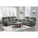 Homelegance Clifton Reclining Fabric Loveseat 9301GRY-2 IMAGE 6