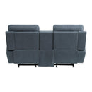Homelegance Clifton Reclining Fabric Loveseat 9301BUE-2 IMAGE 3