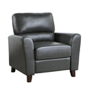 Homelegance Dublin Leather Look Recliner 9304GRY-1 IMAGE 2