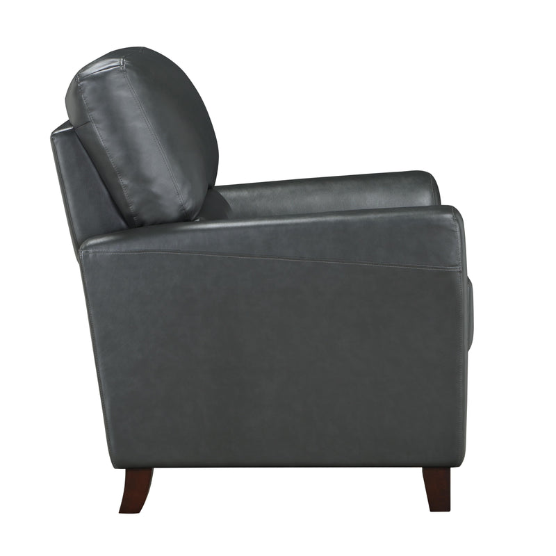 Homelegance Dublin Leather Look Recliner 9304GRY-1 IMAGE 3