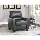Homelegance Dublin Leather Look Recliner 9304GRY-1 IMAGE 5