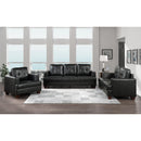 Homelegance Hinsall Stationary Leather Look Loveseat 9309BK-2 IMAGE 6
