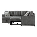 Homelegance Lanning Fabric 3 pc Sectional 9311GY*SC IMAGE 5