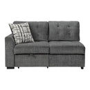 Homelegance Lanning Fabric 3 pc Sectional 9311GY*SC IMAGE 6