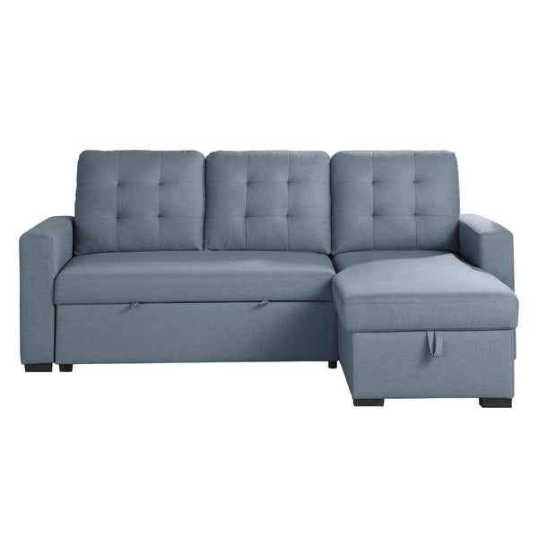 Homelegance Cornish Fabric 2 pc Sectional 9314BU*SC IMAGE 1