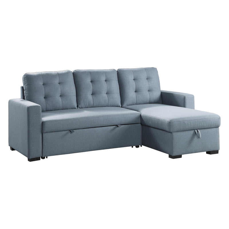 Homelegance Cornish Fabric 2 pc Sectional 9314BU*SC IMAGE 2