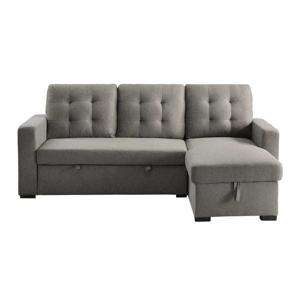 Homelegance Cornish Fabric 2 pc Sectional 9314GY*SC IMAGE 1