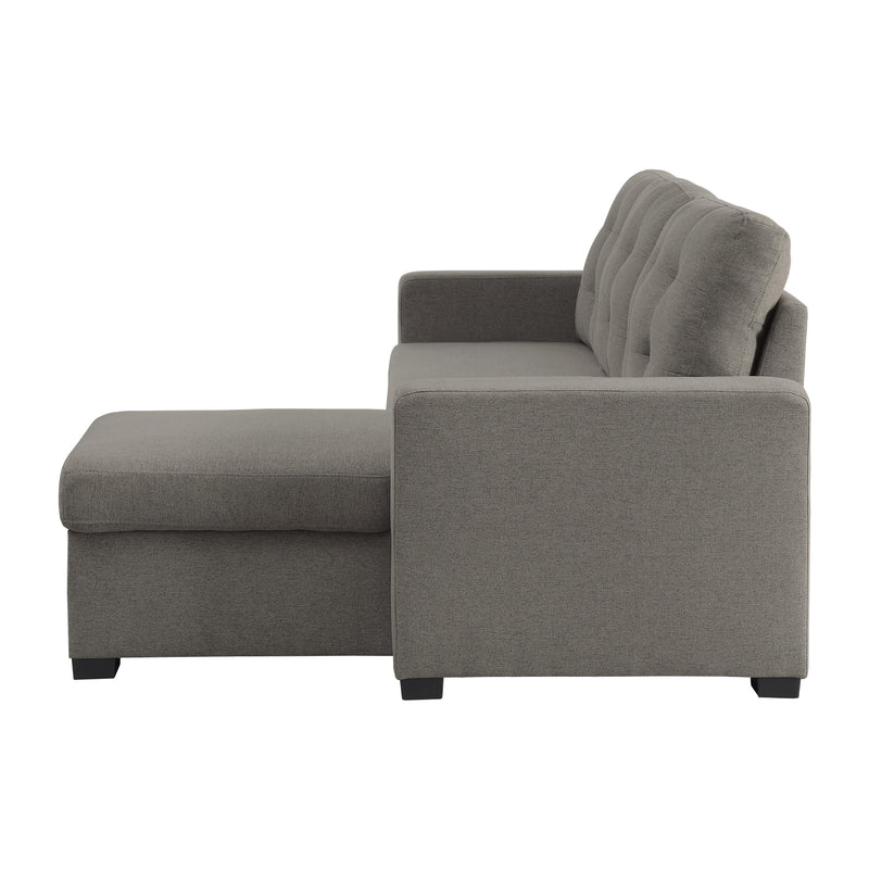 Homelegance Cornish Fabric 2 pc Sectional 9314GY*SC IMAGE 4
