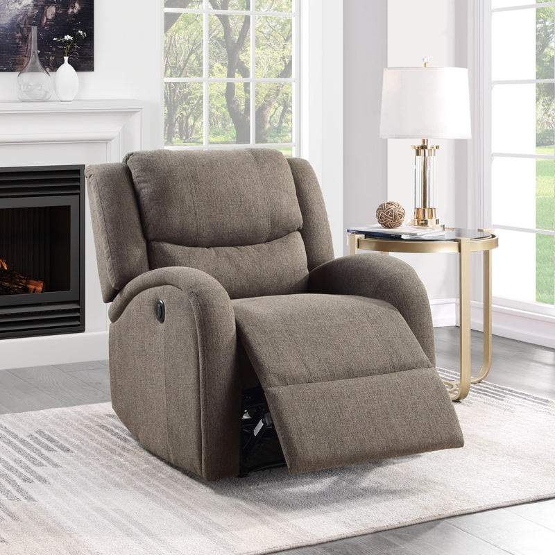 Homelegance Foxcroft Power Fabric Recliner 9316BR-1PW IMAGE 6