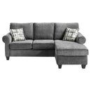 Homelegance Desboro Fabric 2 pc Sectional 9317GY-3SC IMAGE 1