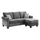Homelegance Desboro Fabric 2 pc Sectional 9317GY-3SC IMAGE 2