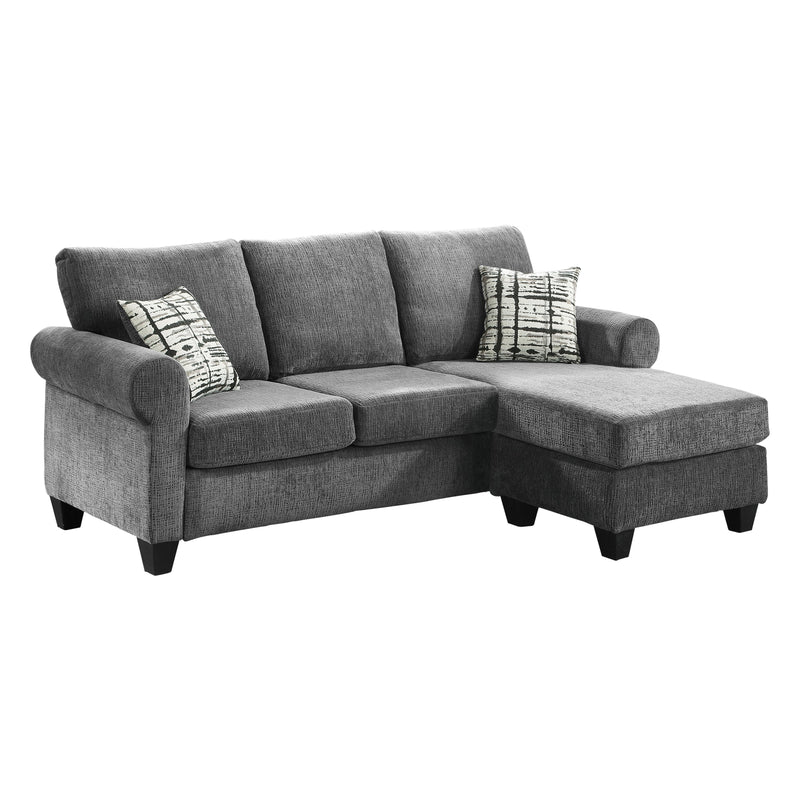 Homelegance Desboro Fabric 2 pc Sectional 9317GY-3SC IMAGE 2