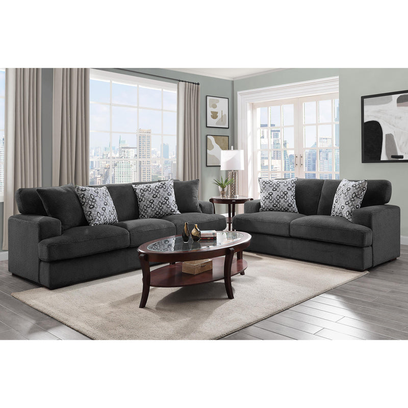 Homelegance Rivermeade Stationary Fabric Sofa 9318CBN-3 IMAGE 4