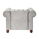 Homelegance Welwyn Stationary Fabric Chair 9326GY-1 IMAGE 4