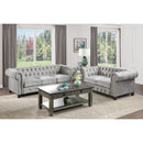 Homelegance Welwyn Stationary Fabric Loveseat 9326GY-2 IMAGE 4