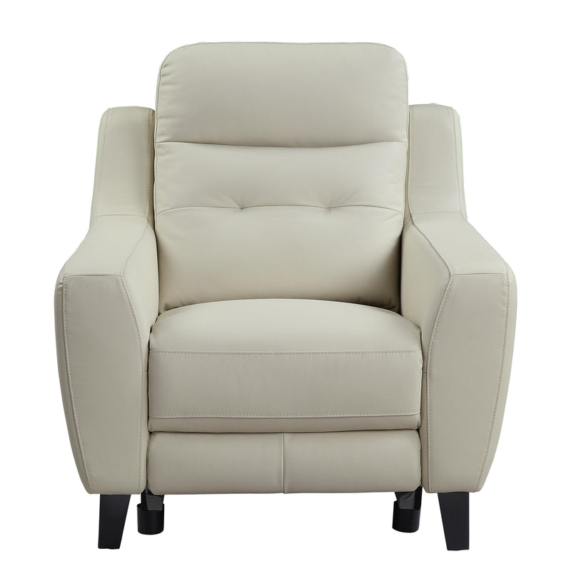 Homelegance Conrad Power Leather Match Recliner 9337CR-1PW IMAGE 2