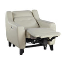Homelegance Conrad Power Leather Match Recliner 9337CR-1PW IMAGE 5