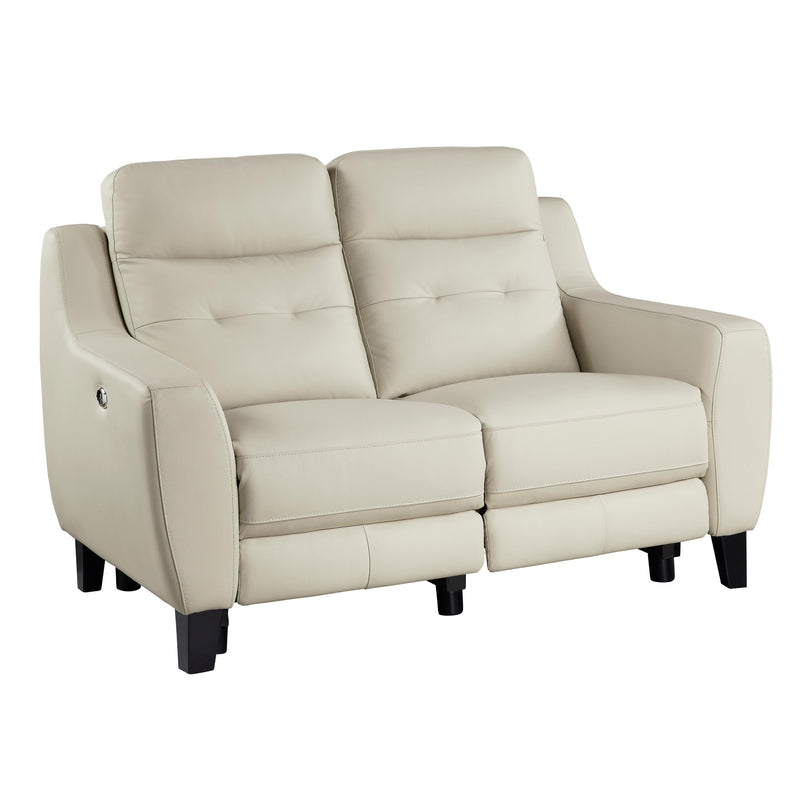 Homelegance Conrad Power Reclining Leather Match Loveseat 9337CR-2PW IMAGE 2