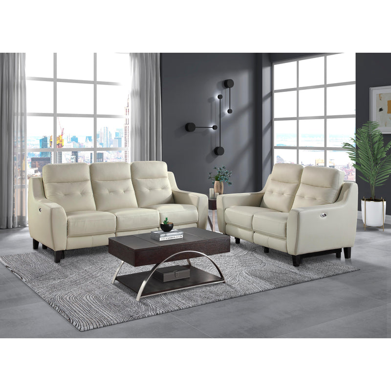 Homelegance Conrad Power Reclining Leather Match Loveseat 9337CR-2PW IMAGE 5