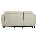 Homelegance Conrad Reclining Leather Match Sofa 9337CR-3PW IMAGE 3