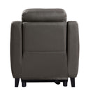 Homelegance Conrad Power Leather Match Recliner 9337GB-1PW IMAGE 4