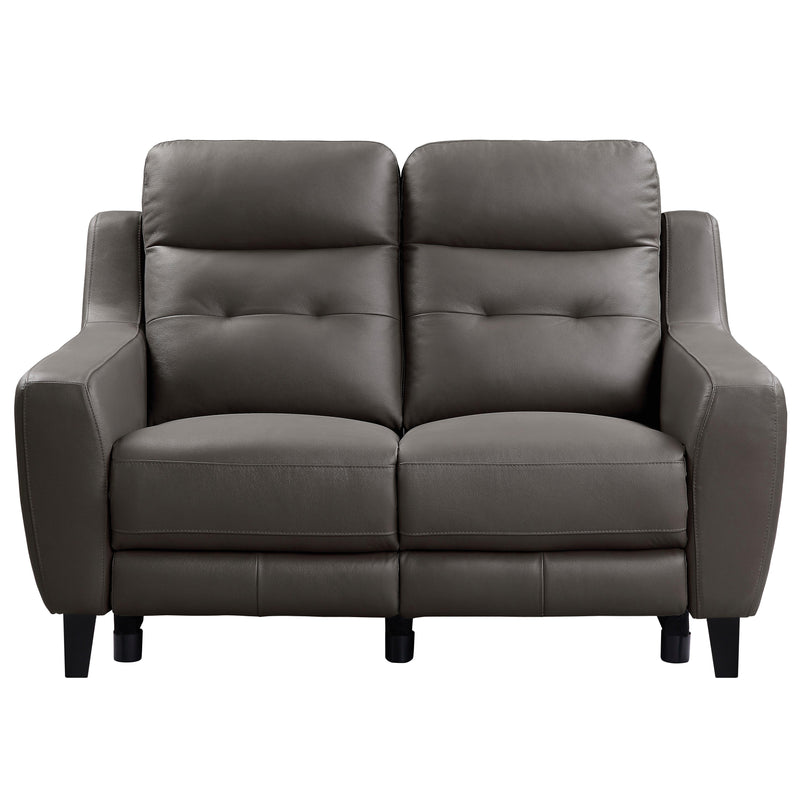 Homelegance Conrad Power Reclining Leather Match Loveseat 9337GB-2PW IMAGE 1
