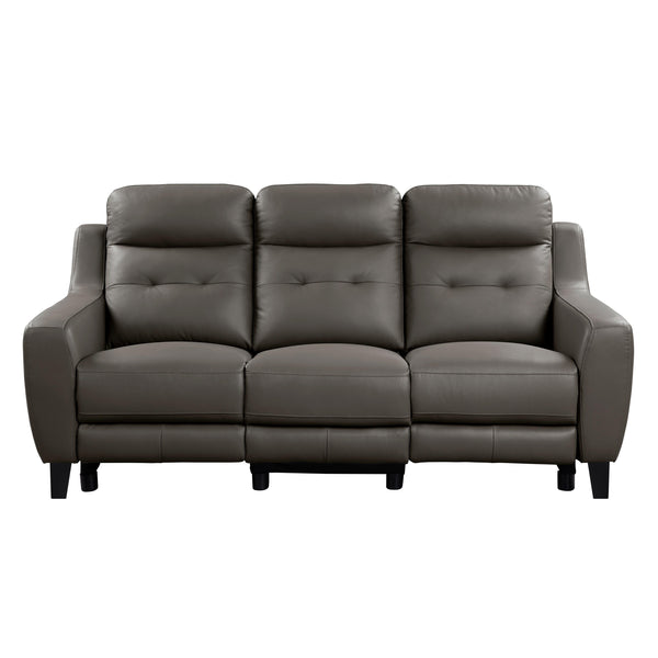 Homelegance Conrad Reclining Leather Match Sofa 9337GB-3PW IMAGE 1