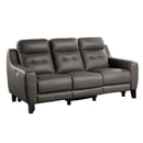 Homelegance Conrad Reclining Leather Match Sofa 9337GB-3PW IMAGE 2
