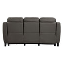 Homelegance Conrad Reclining Leather Match Sofa 9337GB-3PW IMAGE 3