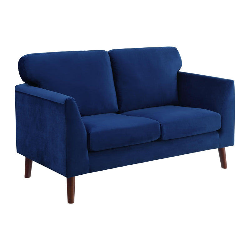 Homelegance Tolley Stationary Fabric Loveseat 9338BU-2 IMAGE 2