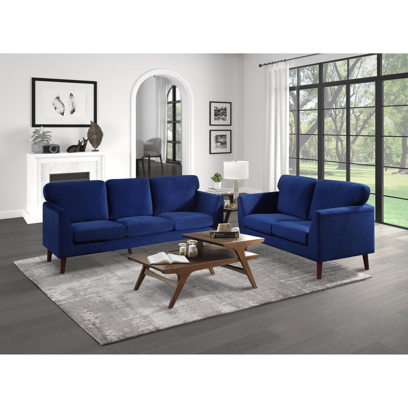 Homelegance Tolley Stationary Fabric Loveseat 9338BU-2 IMAGE 5