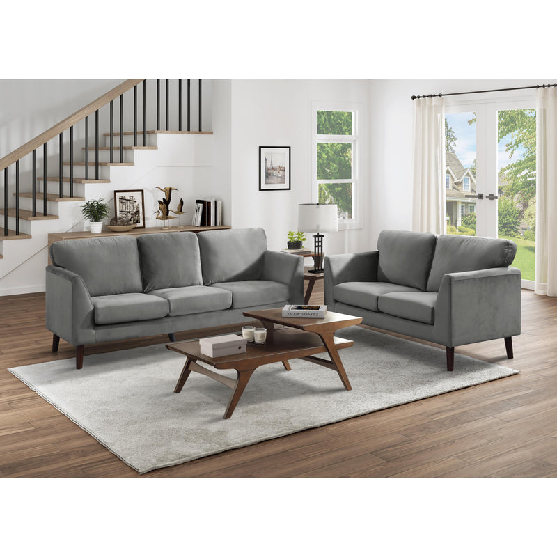 Homelegance Tolley Stationary Fabric Sofa 9338GY-3 IMAGE 4