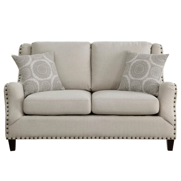 Homelegance Halton Stationary Fabric Loveseat 9339BE-2 IMAGE 1
