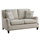 Homelegance Halton Stationary Fabric Loveseat 9339BE-2 IMAGE 2