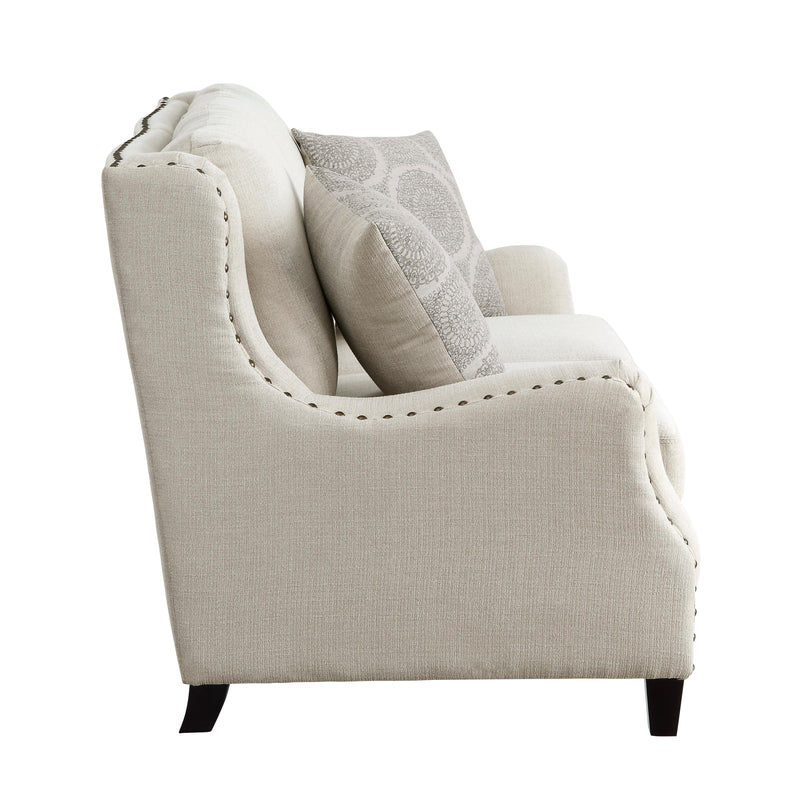 Homelegance Halton Stationary Fabric Loveseat 9339BE-2 IMAGE 3