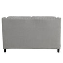 Homelegance Halton Stationary Fabric Loveseat 9339GY-2 IMAGE 4