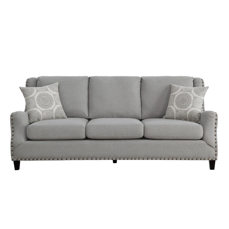 Homelegance Halton Stationary Fabric Sofa 9339GY-3 IMAGE 1