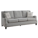 Homelegance Halton Stationary Fabric Sofa 9339GY-3 IMAGE 2