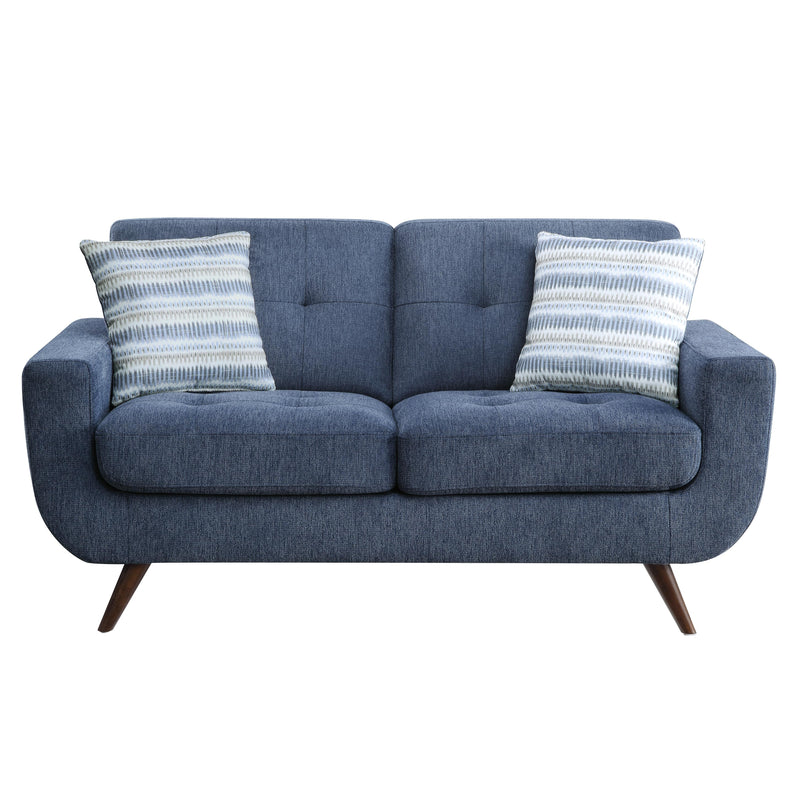 Homelegance Amberley Stationary Fabric Loveseat 9347BU-2 IMAGE 1