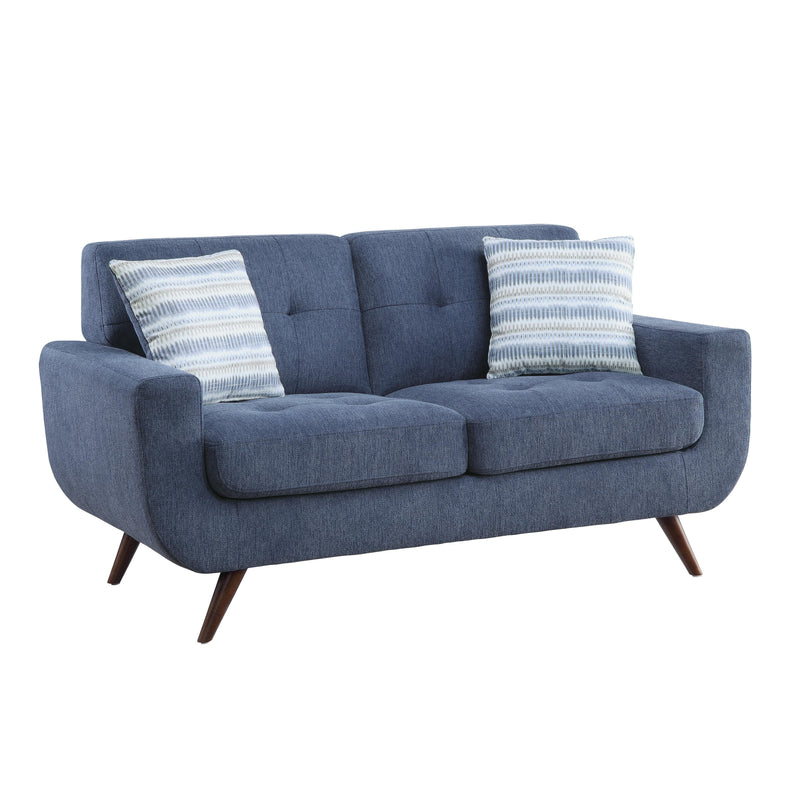 Homelegance Amberley Stationary Fabric Loveseat 9347BU-2 IMAGE 2