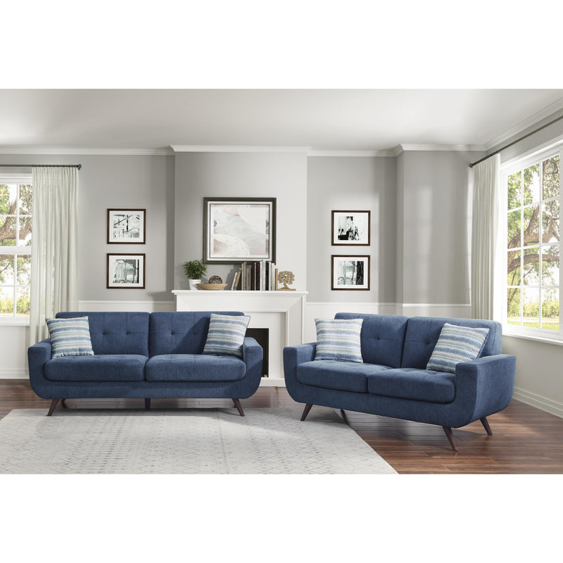 Homelegance Amberley Stationary Fabric Loveseat 9347BU-2 IMAGE 5