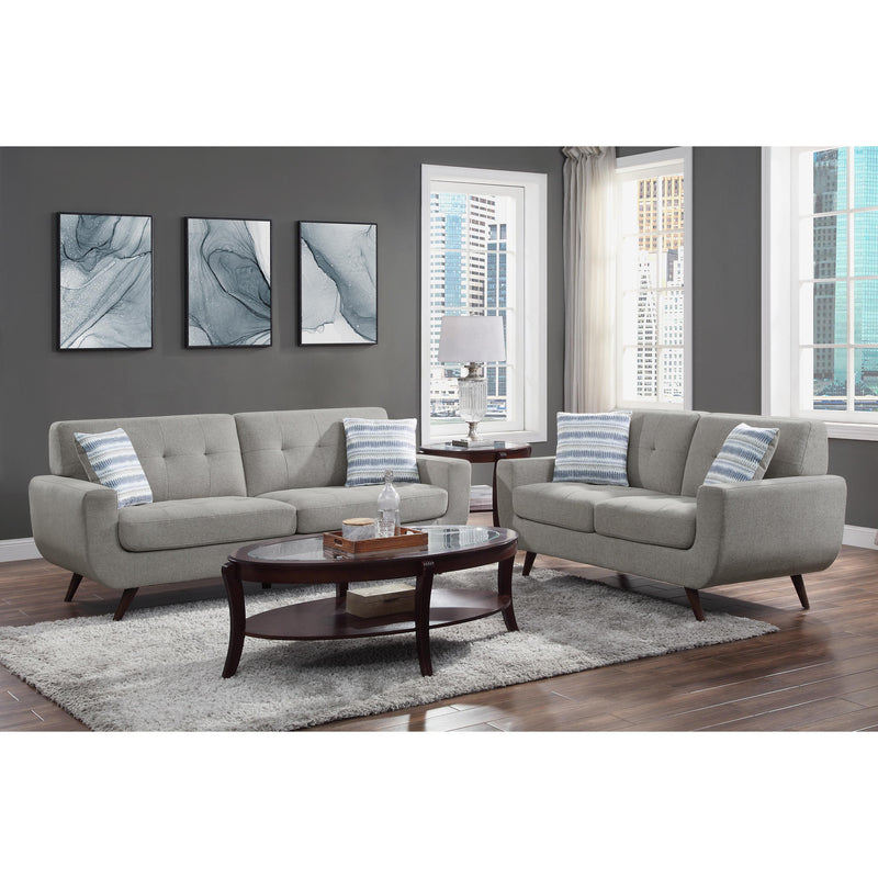 Homelegance Amberley Stationary Fabric Sofa 9347GY-3 IMAGE 4