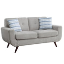 Homelegance Amberley Stationary Fabric Loveseat 9347GY-2 IMAGE 2