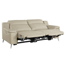 Homelegance Antonio Reclining Leather Match Sofa 9360BEG-3PW* IMAGE 4