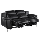 Homelegance Antonio Stationary Leather Match Loveseat 9360BLK-2PW* IMAGE 4