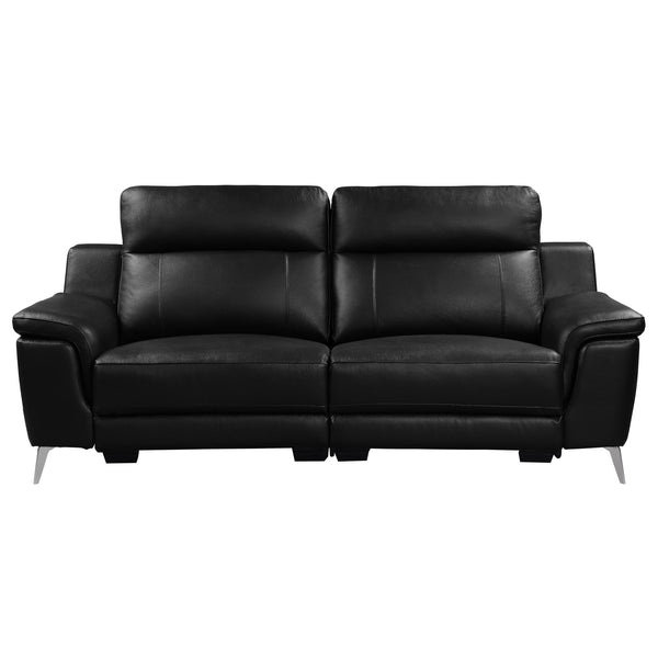 Homelegance Antonio Power Reclining Leather Match Sofa 9360BLK-3PW* IMAGE 1