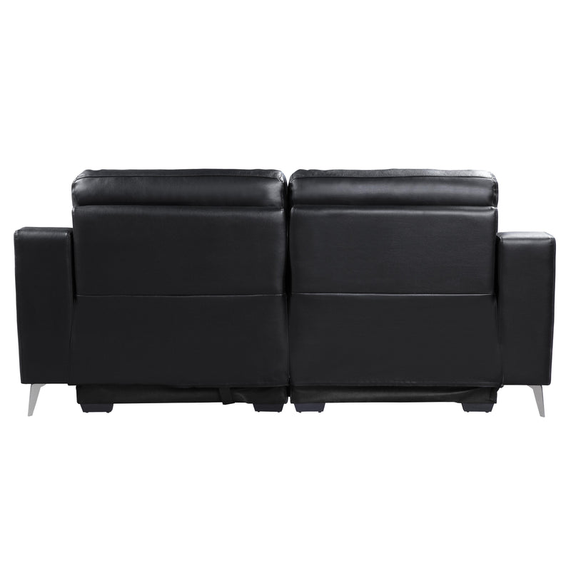 Homelegance Antonio Power Reclining Leather Match Sofa 9360BLK-3PW* IMAGE 3